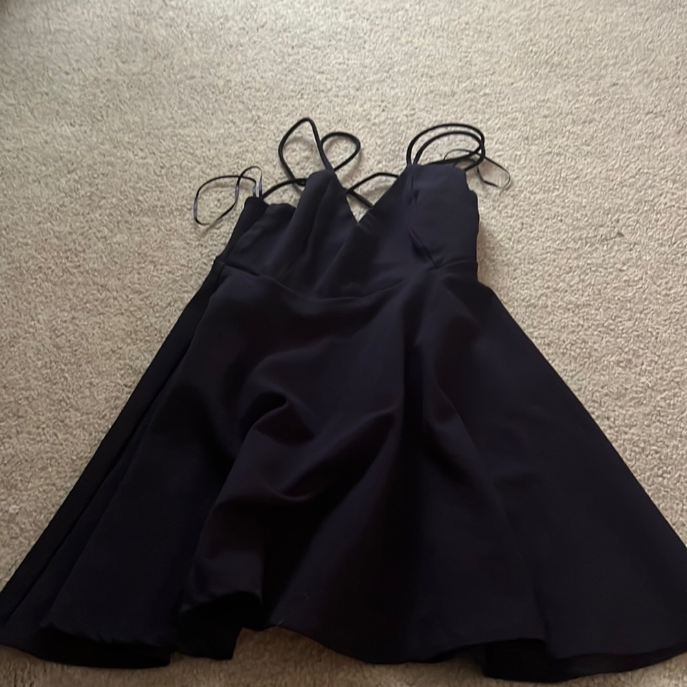 Navy, flowy dress, Size Small, Brand: Windsor